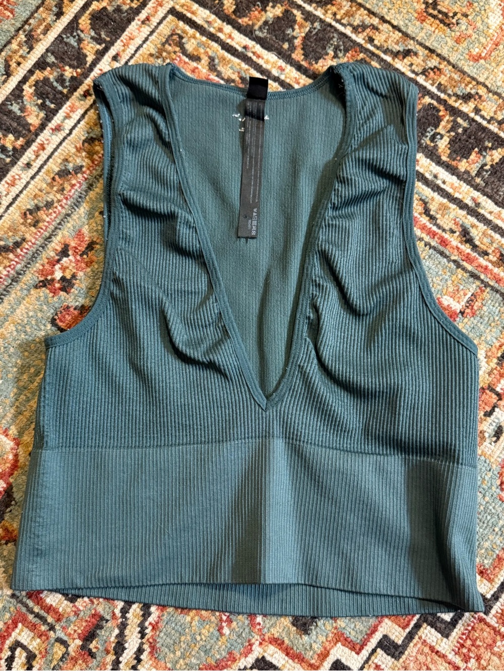 UO x Out from Under Ribbed Plunging Tank Top